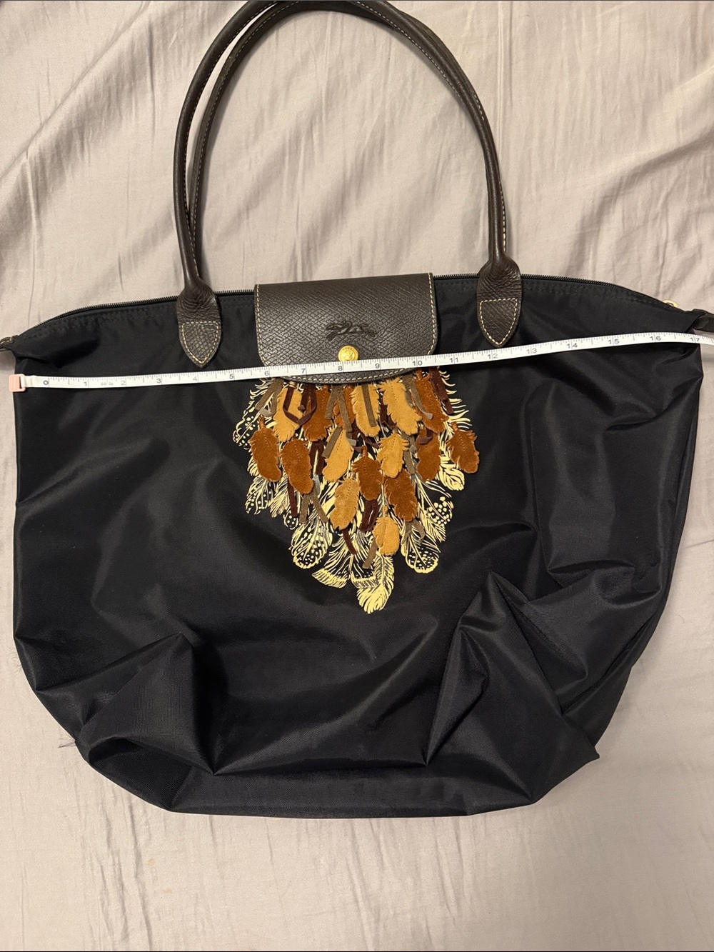 Longchamp Le Pliage Limited Edition "Apache" tote bag … EUC - Picture 12 of 14